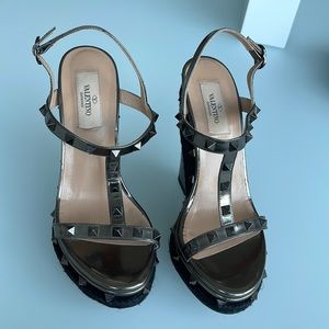 Valentino Platform Stud Sandal